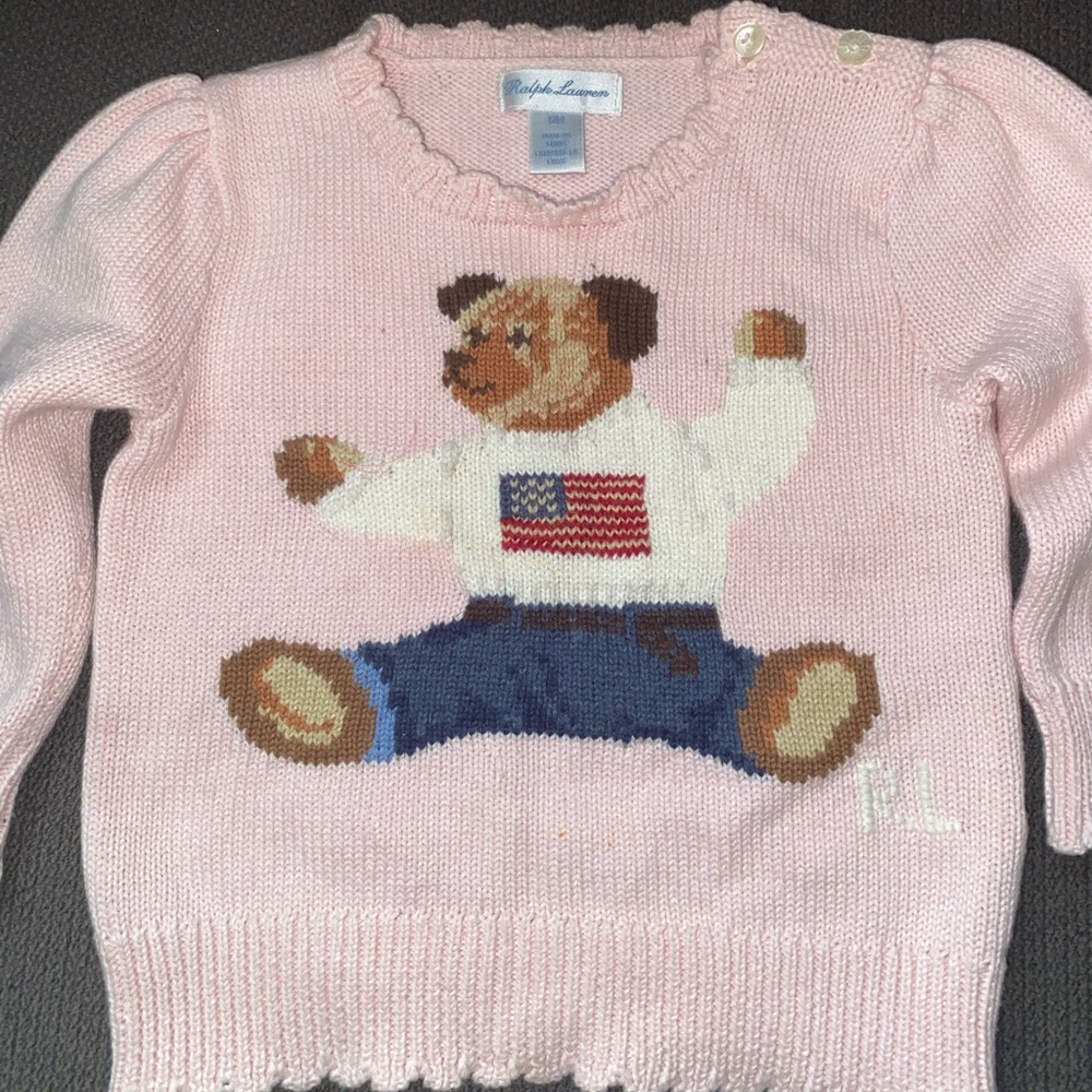 Classic Ralph Lauren Bear Sweater